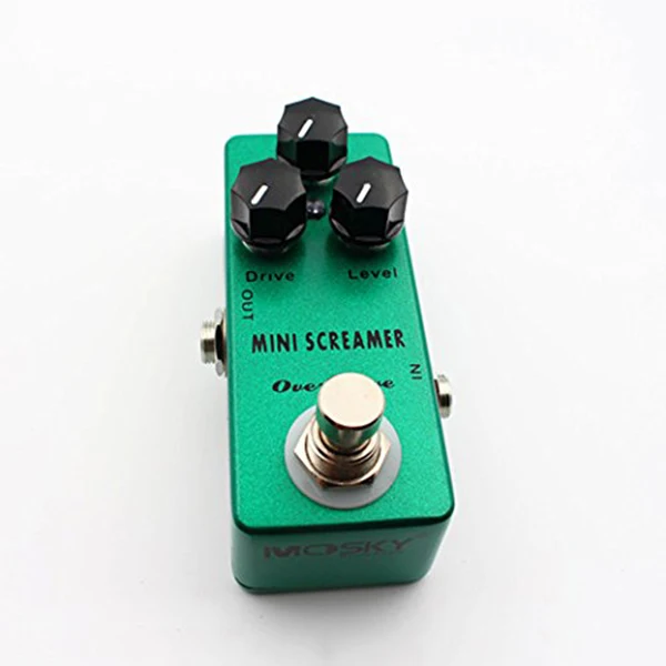 

Mosky Mini Screamer Overdrive (TS9 Overdrive) Mini Guitar Effect Pedal