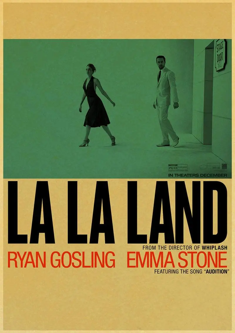 M039 La Land ретро постер винтажный постер настенное украшение художественная крафт-бумага настенные постеры кино украшение дома деко - Цвет: M039