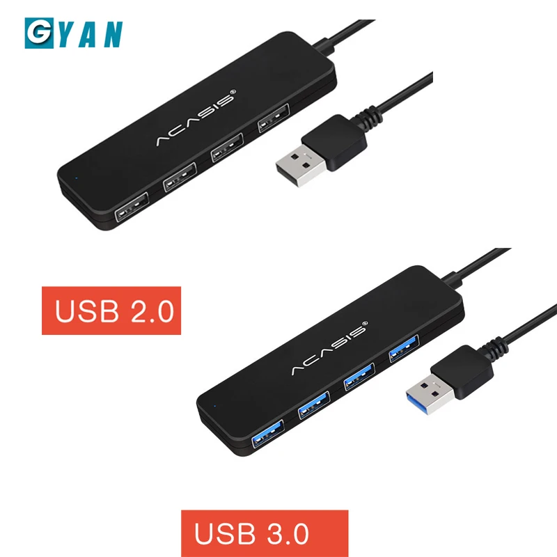 Концентратор USB 4 порта s Usb внешний разветвитель с портом Micro- зарядка для Imac