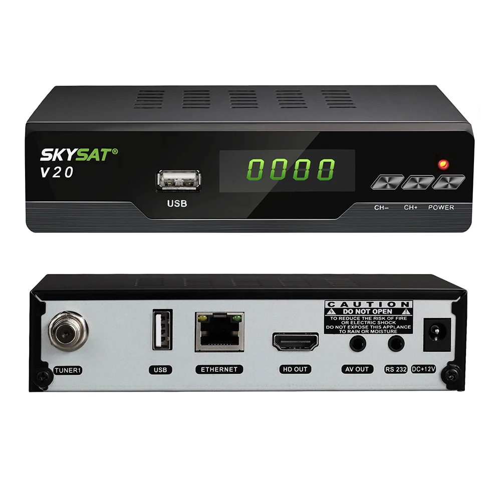 SKYSAT V20 H.265 DVB S2 Full HD 1080P спутниковый ресивер + 1 год Европа Испания Германия польский