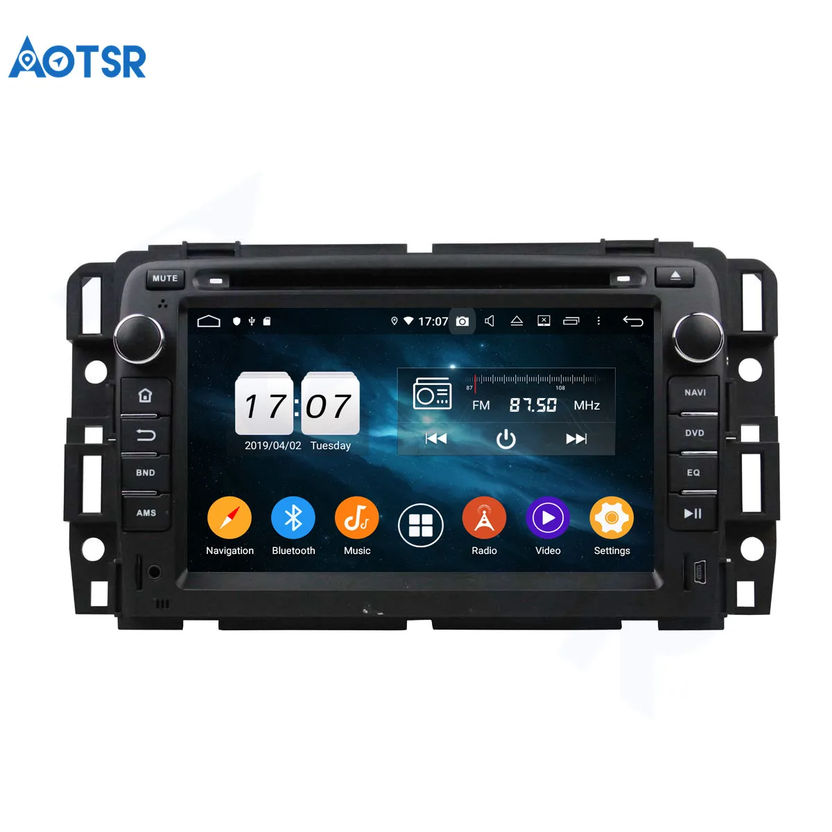 DSP IPS Android 9 0 автомобильный DVD плеер автомобильная навигация для GMC Yukon Sierra Acadia Tahoe 2007