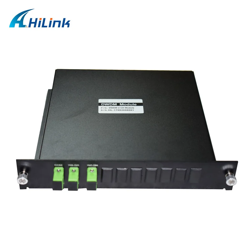 Блок LGX 2CH 100 ГГц DWDM модуль MUX/DEMUX SC/LC соединитель Одно Волокно|Оптоволоконное
