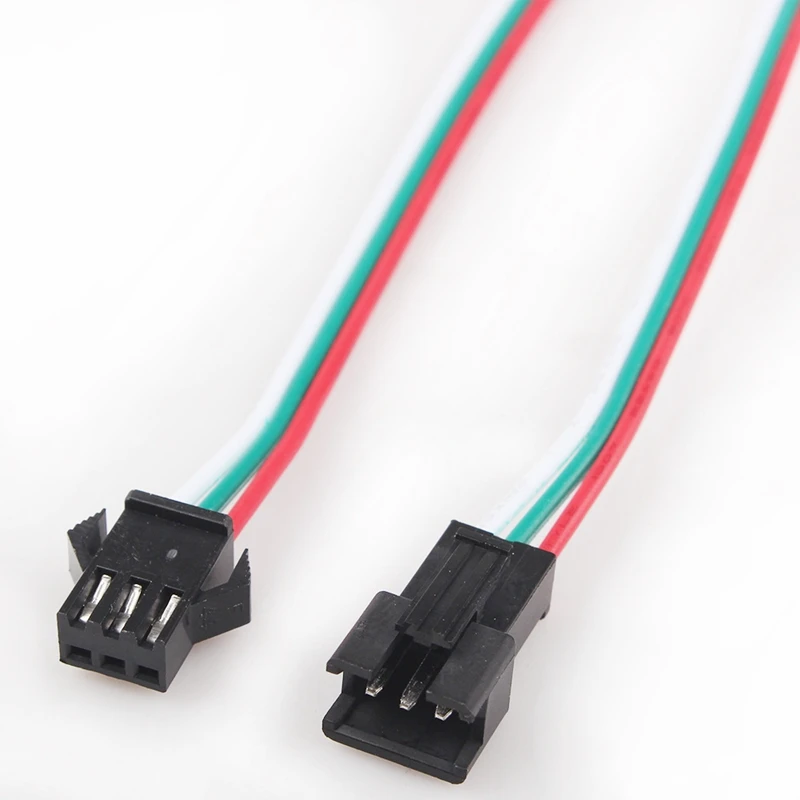 10 пар 2pin/3pin/4pin/5pin SM JST разъем штекер и гнездо для 5050/3528 WS2812B/WS2811 RGB Светодиодная