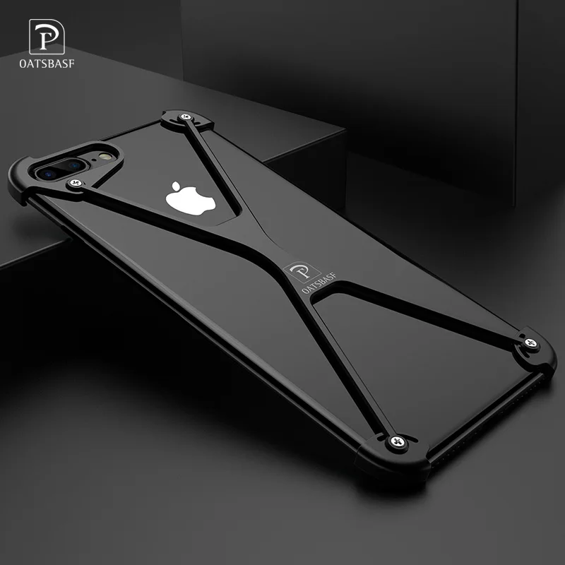 OATSBASF X форма чехол для iPhone 8 персональный корпус Plus металлический Пограничный