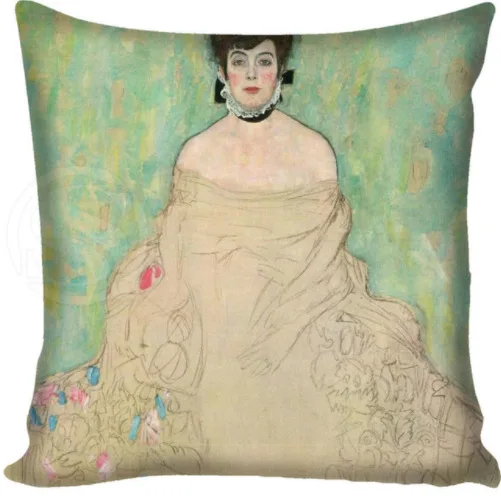 Картина Густава Климта наволочка квадратная на заказ подарок 45х45см|Наволочки| |