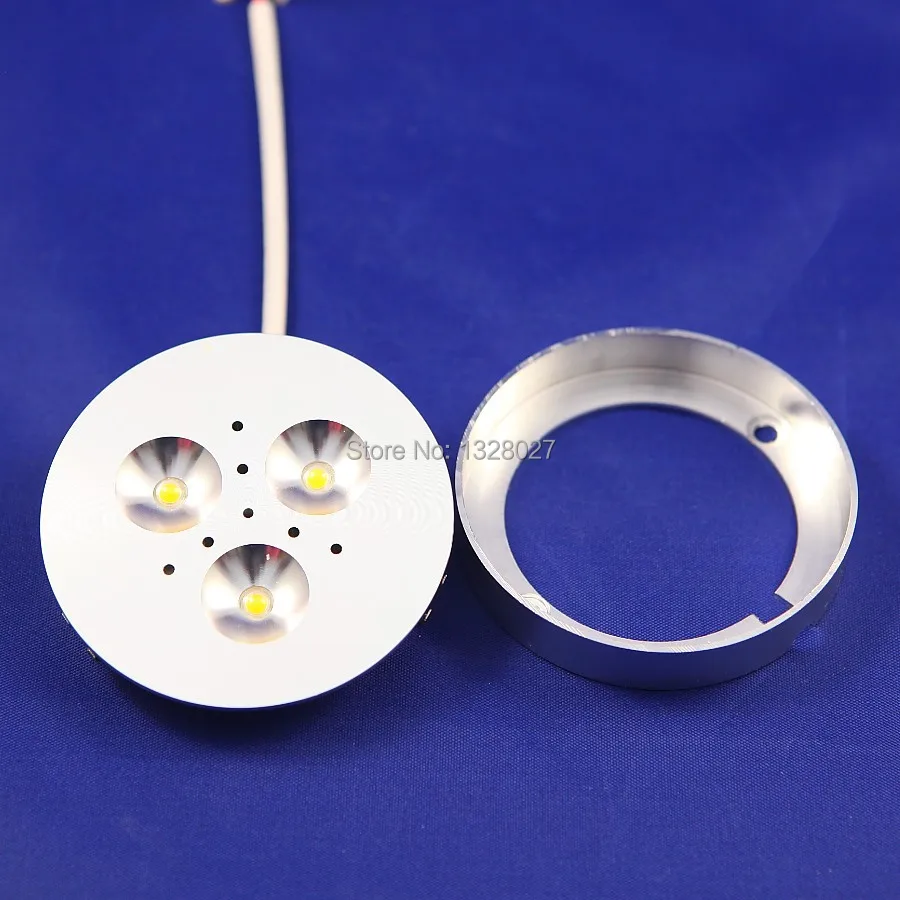 High quality 3X1W 3W Dimmable Led Ceiling light /Led Down / Puck Light warm white/cool white AC 110-240V DC 12V | Лампы и освещение