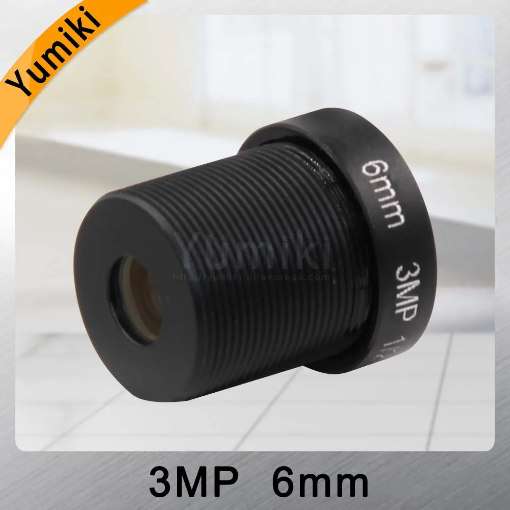 Yumiki 3 0 мегапикселей M12 MTV 6 мм 3MP HD CCTV объектив ИК камера безопасности с