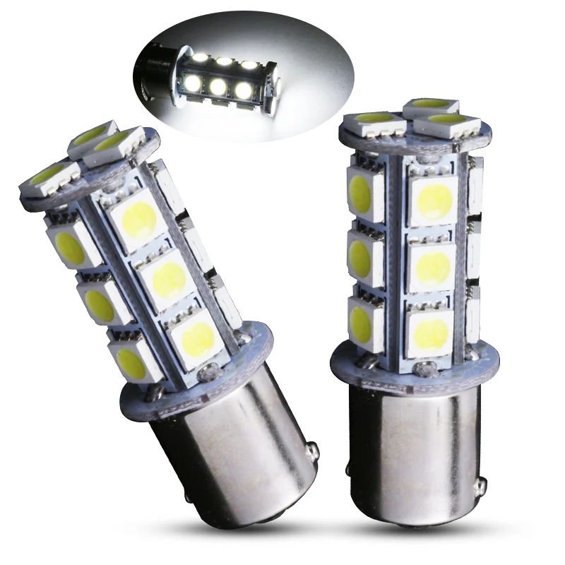Светодиодный стоп сигнал для автомобиля 1x1156 18SMD 5050 BA15S светодиодный задний