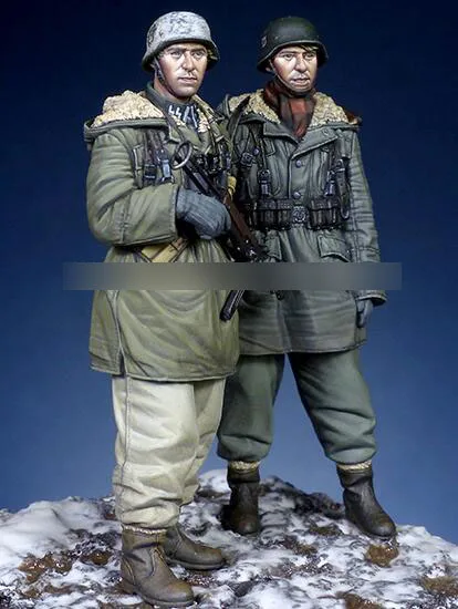 1/35 полимерная фигурка солдата Второй мировой войны 2 шт модельные наборы