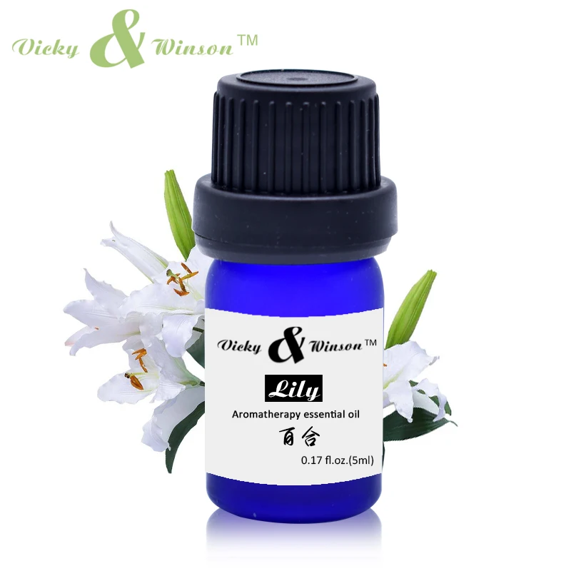 

Vicky&winson Lily Essential Oil 5ml 100% pure natural Aromatherapy oil Shrinking Pores Oil Control Skin Tightening VWXX51