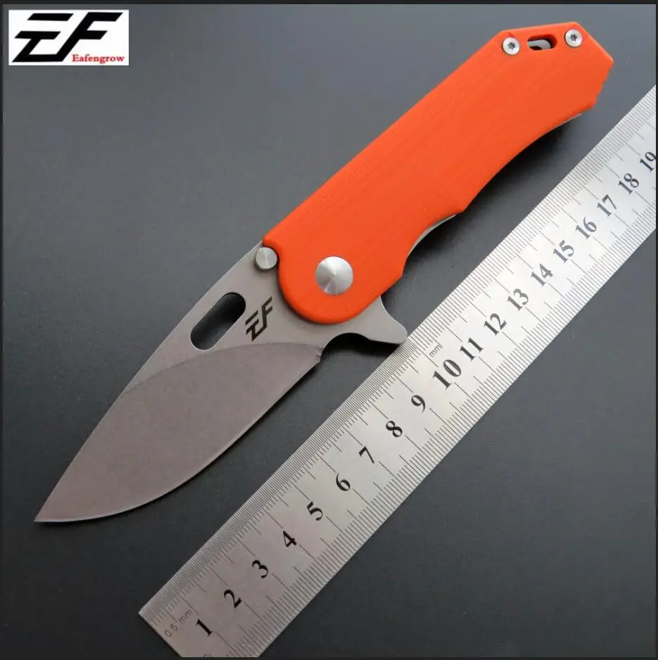 Eafengrow EF32 58-60HRC D2 лезвие G10 ручка складной нож инструмент для выживания кемпинга охотничий карманный нож тактический edc Открытый инструмент - Цвет: A2