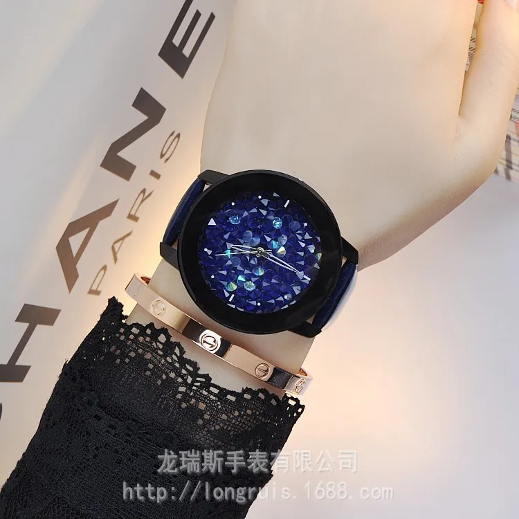 GUOU брендовые наручные часы кварцевые женские водонепроницаемые натуральная