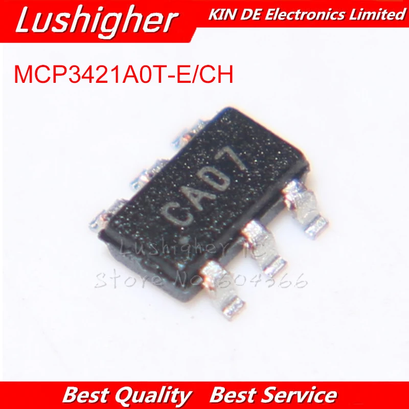 10PCS MCP3421A0T-E/CH SOT23-6 MCP3421A0T-E/C SOT23 MCP3421A0T-E MCP3421A0T/CH MCP3421 SOT MCP3421AOT