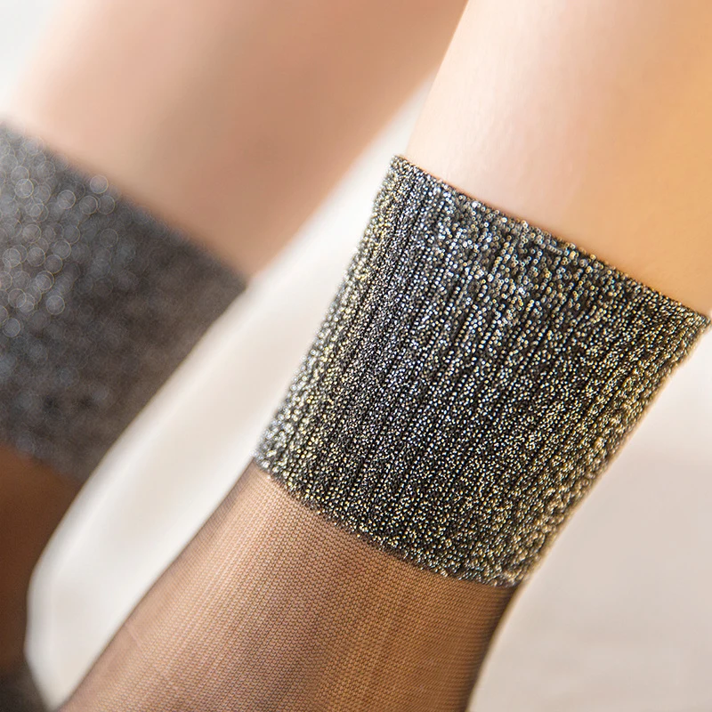 5 цветов летние тянущиеся женские носки без пятки модные тонкие прозрачные