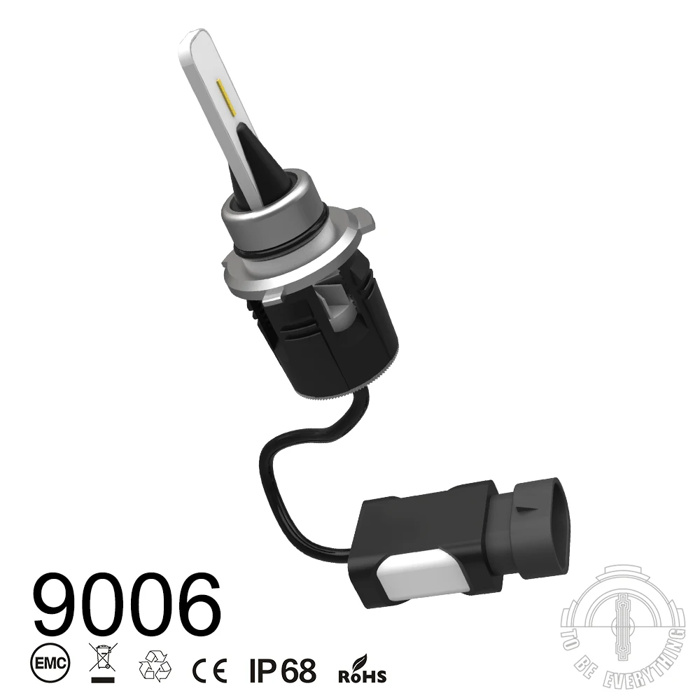1 комплект 9006 HB4 Bullet B6 супер мини размер светодиодный фонарь все-в-одном CSP Y11 чипы