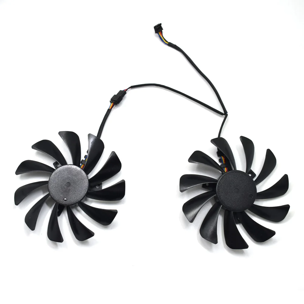 FDC10H12S9-C 95 мм FDC10H12S9-C 4pin RX 580 охлаждающий вентилятор GPU для HIS RX580 RX 580 Ice QX2 OC 4 ГБ/Turbo 8 Гб охлаждение видеокарты - Цвет лезвия: FDC10H12S9-C