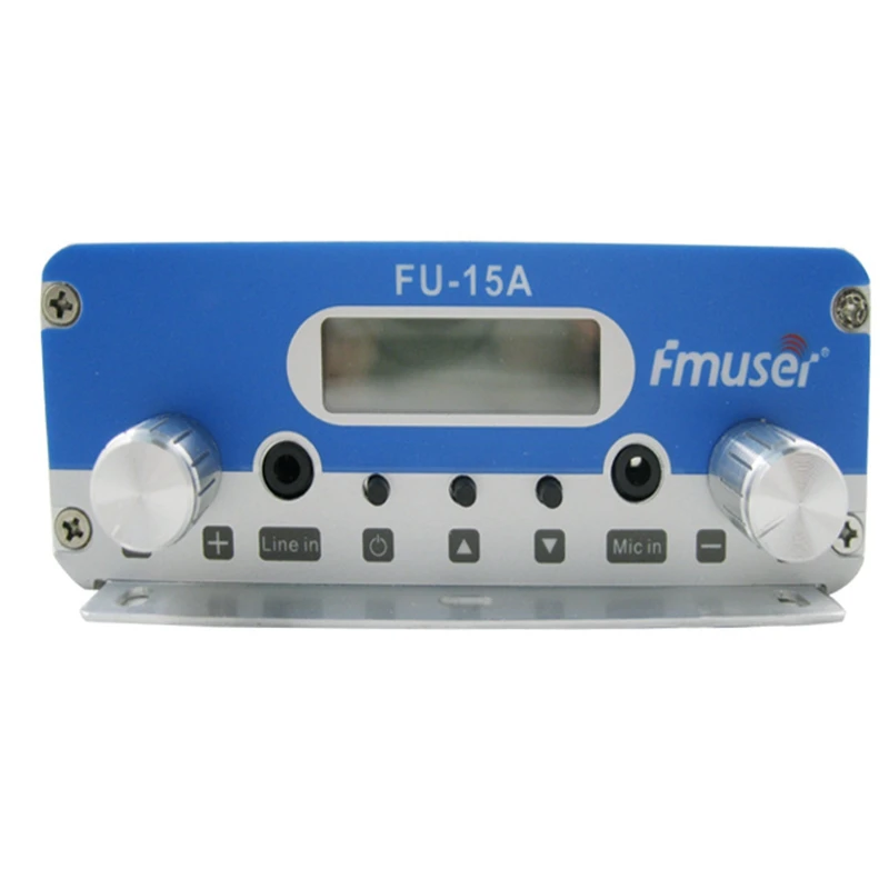 FMUSER FU-15A 15 Вт fm-радио передатчик набор с большим диапазоном FM возбудитель для FM радиостанции вещания+ 1/4 волна GP антенна комплект CZE-15A