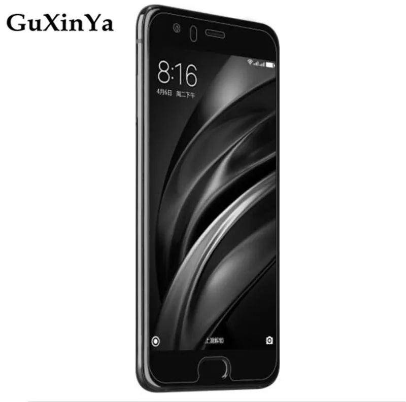 Закаленное стекло для Xiaomi Mi 6 2 шт. защита экрана от царапин пленка телефона Mi6 /