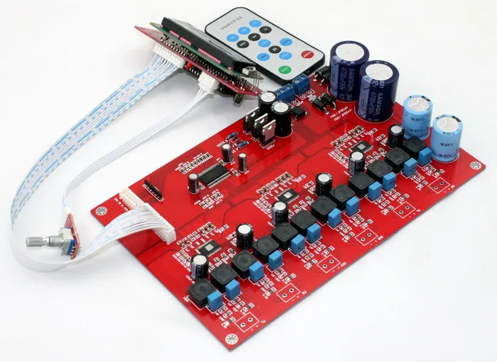 AC15V 300W TPA3116(3 шт.) + M62446 5 1 50WX6 D 6 канальный пульт дистанционного управления Плата