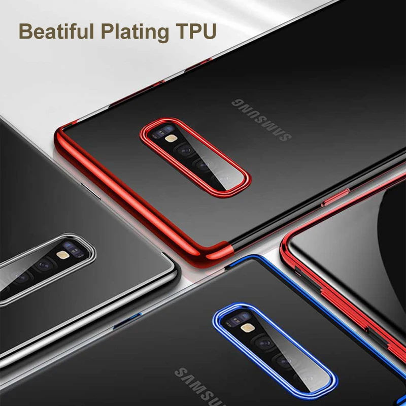 Чехол KEYSION для телефона Samsung Galaxy S10 Plus S10e S9 Прозрачный бампер из ТПУ силиконовая