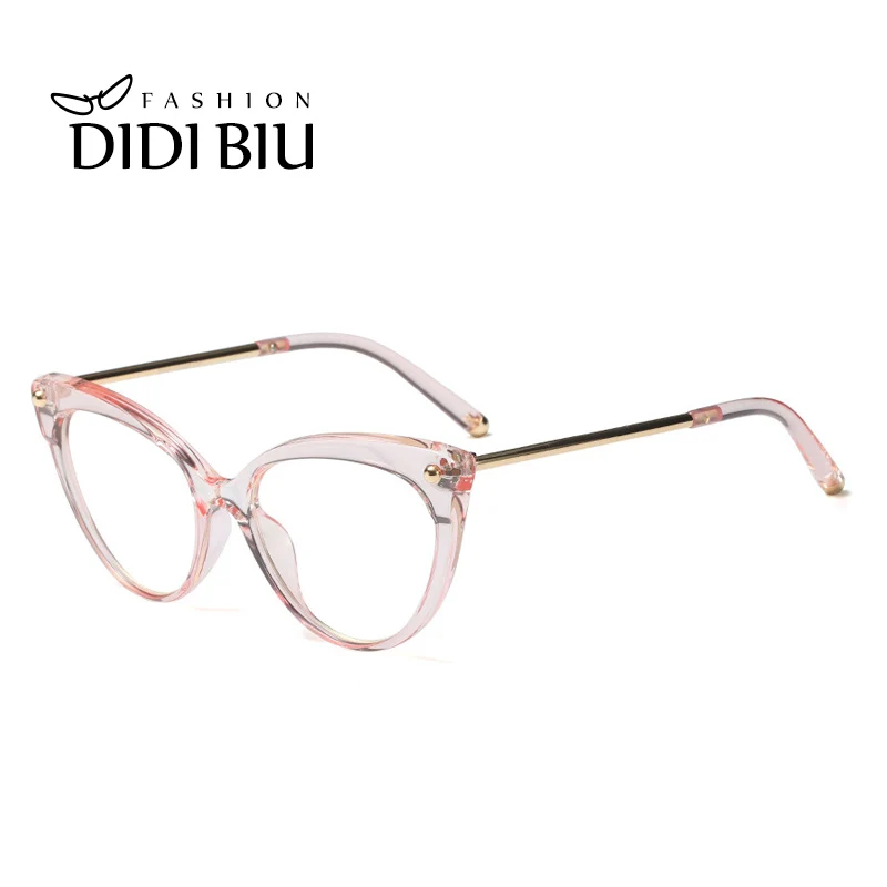 Леопардовые TR90 титановый сплав оправа для очков женские винтажные прозрачные