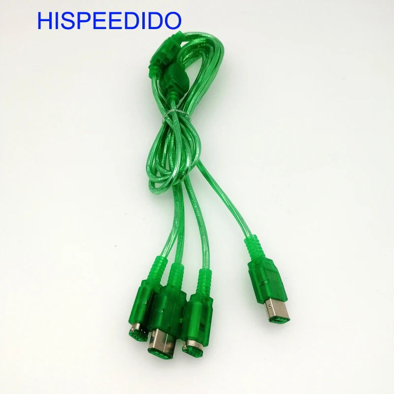 HISPEEDIDO 100 шт./лот зеленый цвет для игр GBC /GBP/GB 2 х игровой соединительный кабель шнур