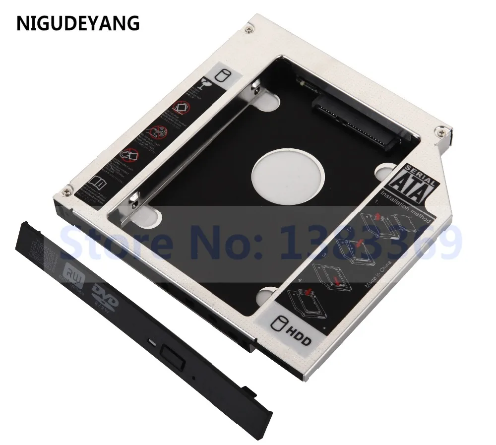 NIGUDEYANG 2nd HDD SSD жесткий диск корпус Caddy адаптер для Toshiba Satellite L645D L745D L770 L770D |