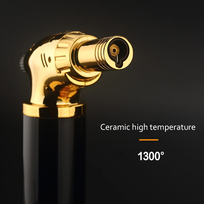 Зажигалка турбо 1300 C регулируемая ветронепроницаемая с бутаном струйная|Спички| |