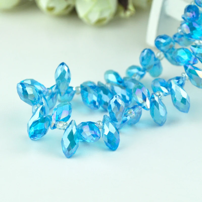 Стеклянные бусины с имитацией под дерево 6 мм|beaded flats|bead jewelry making suppliescoating fabric |