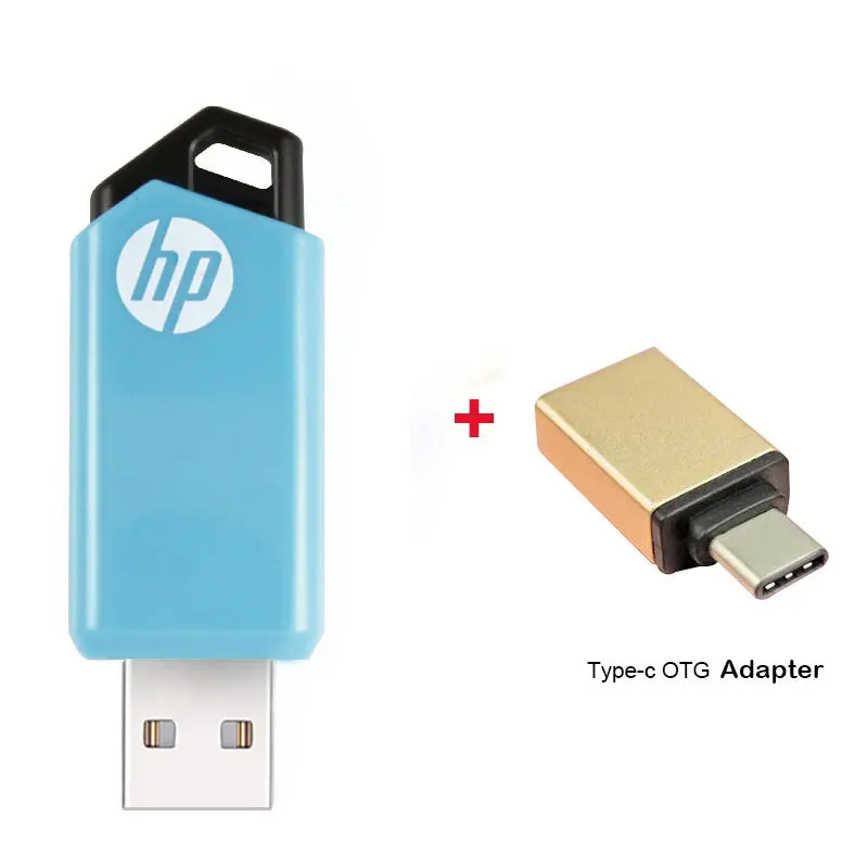 v150w Plus Type-C Хьюлет-Паккард флешка USB флеш-накопитель 16 ГБ 32 ГБ 64 Гб креативная телескопическая личность USB флеш-накопитель V150W Droshipping Thumb Drive диск на ключе - Цвет: v150w Plus Type-C
