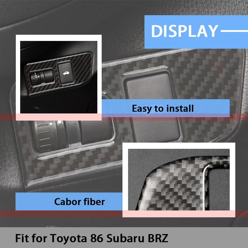 Atreus для Toyota Subaru BRZ 86 переключатель заднего багажника автомобиля 3D наклейки с