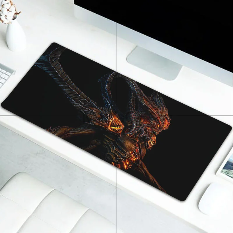 MaiYaCa крутой резиновый коврик для мыши diablos прочный Настольный коврик для мыши большой плотный удобный водонепроницаемый игровой резиновый коврик для мыши
