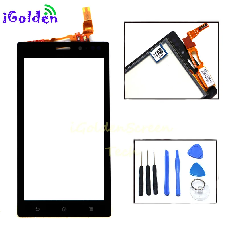 KINCOP 3 7 ''сенсорный для Sony Xperia Sola MT27 MT27i сенсорный экран дигитайзер сенсорная линза запасная Передняя