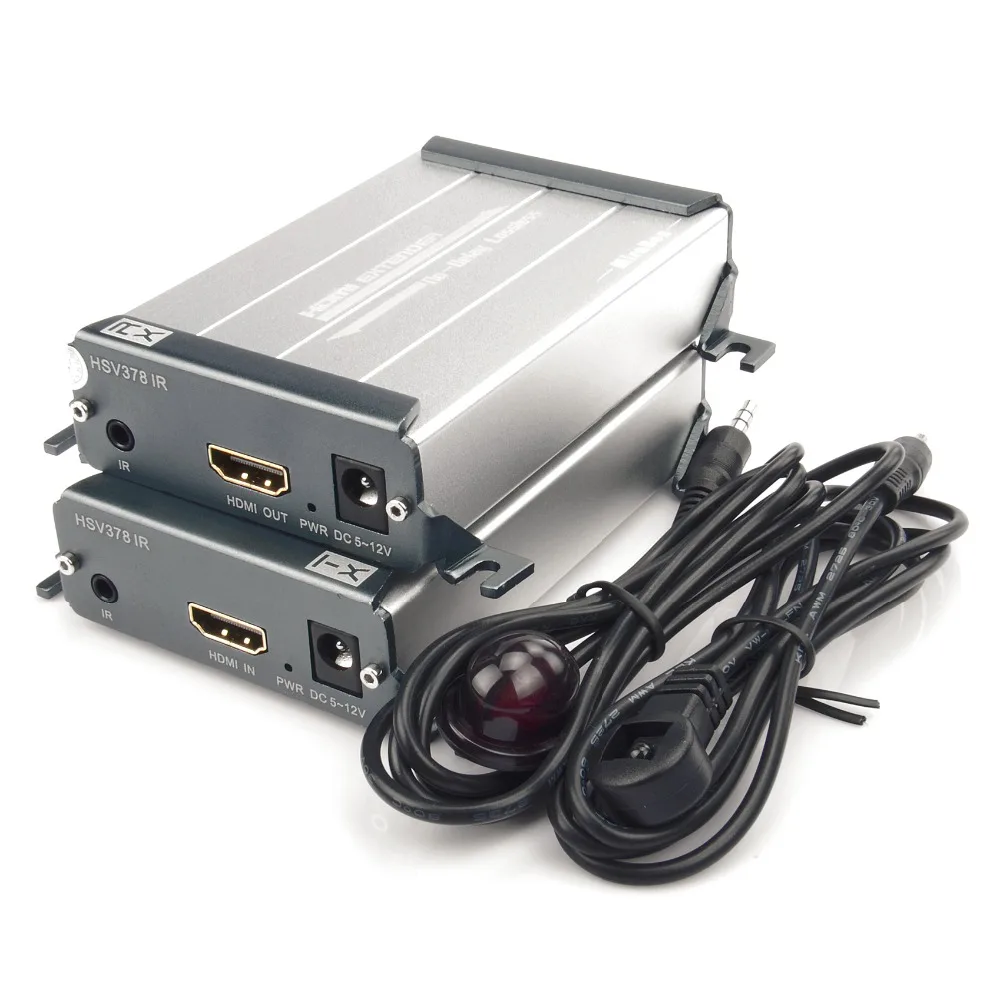 

HD1080p POE HDMI Extender Transceiver Adapter Extend Digital HDMI100-120m By Cat Cable LAN Connector For DVD CCTV Free Shipping
