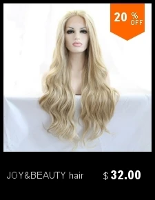 JOY& BEAUTY 24-26 дюймов высокая температура волокна фронтальные полные волосы парики длинные глубокая волна Платина блонд Бург синтетический парик фронта шнурка