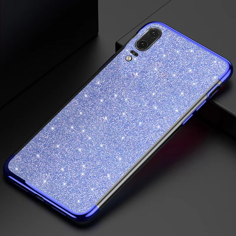 Гальванический блестящий чехол для huawei P30 Pro P20 Lite Nova 5 5i 4 Honor 20 Pro 8s V20 Y7 Y6 Y5 Y9 Prime P Smart Plus чехол