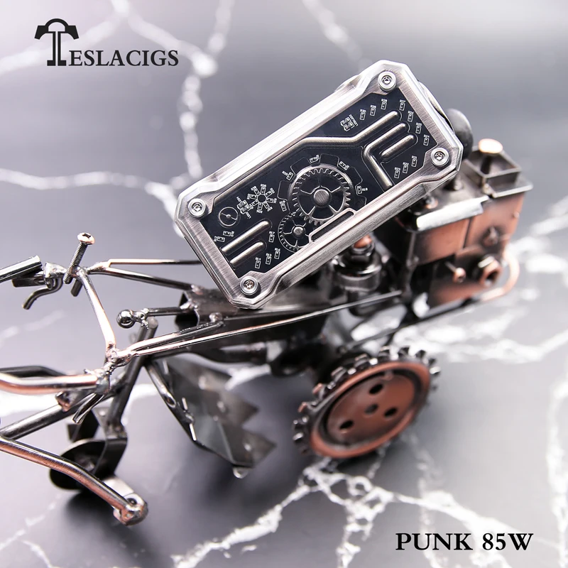 Оригинальный Teslacigs Tesla Punk mini85W TC VW APV бокс мод электронная сигарета vape дизайн в
