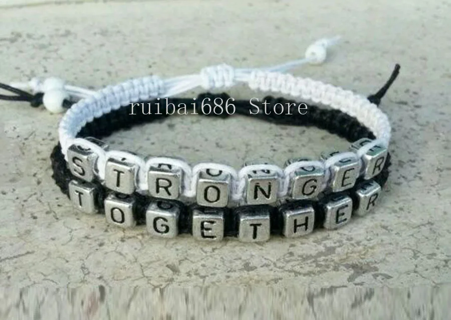 Его и ее стиль более крепкий вместе браслет любит браслеты подарок на день