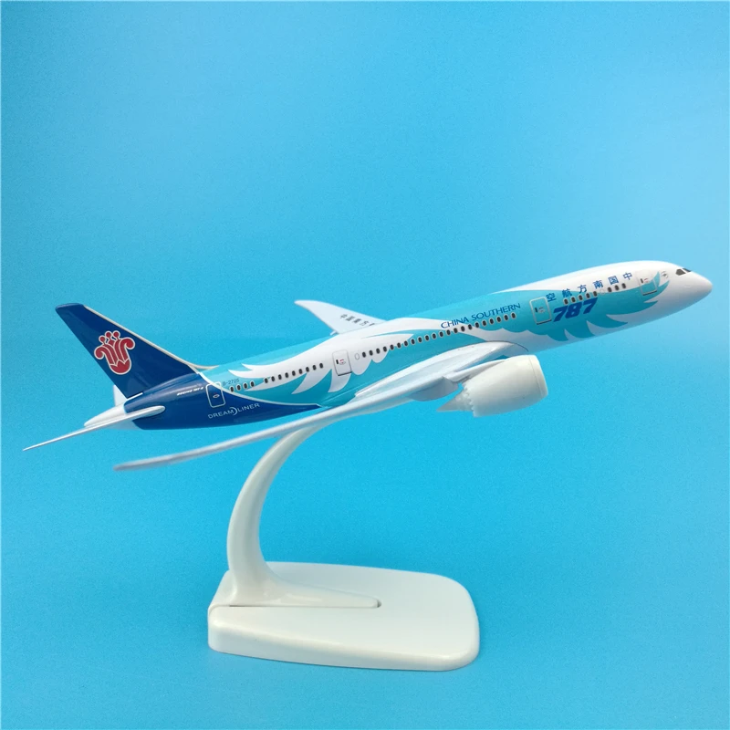 20 см B787 China South Airlines модель самолета из сплава Боинг 787 металлический самолет
