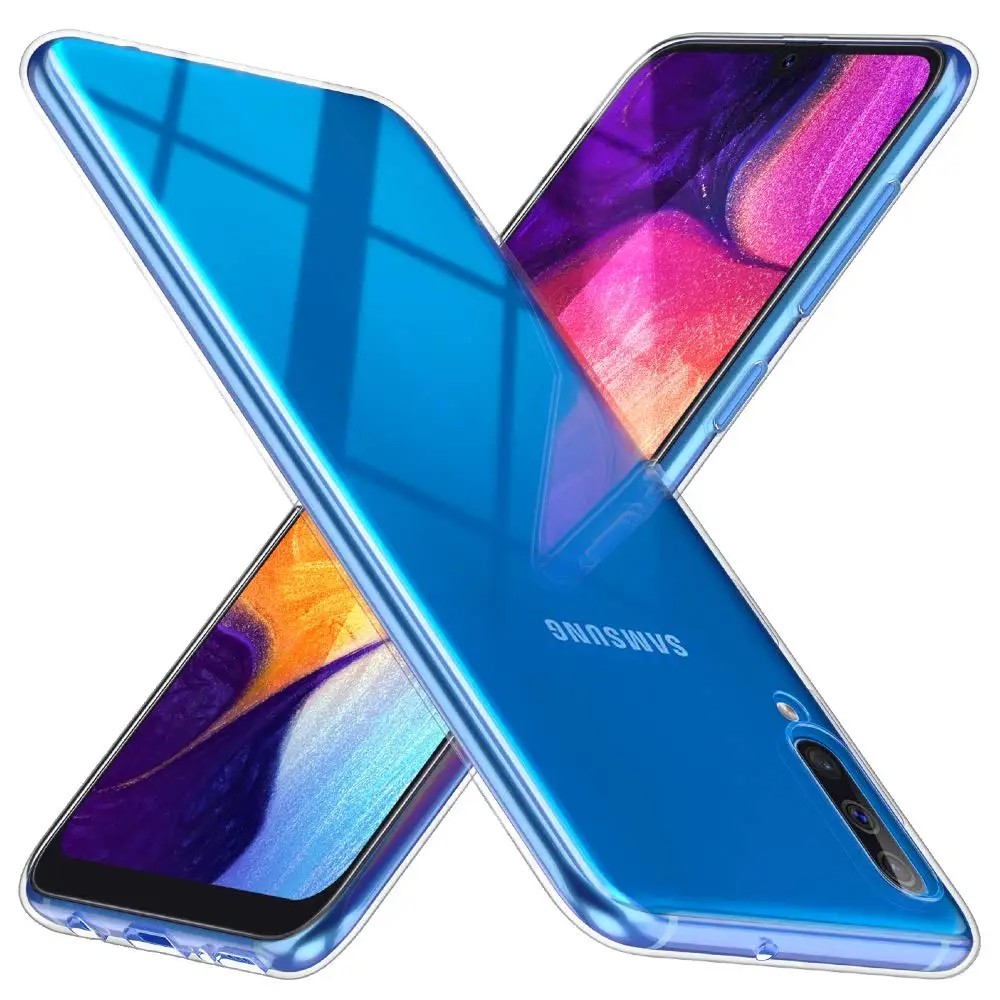 Чехол для Samsung Galaxy A50, тонкий прозрачный мягкий ТПУ чехол для Samsung A50 A 50 A505 A505F, силиконовый защитный прозрачный чехол