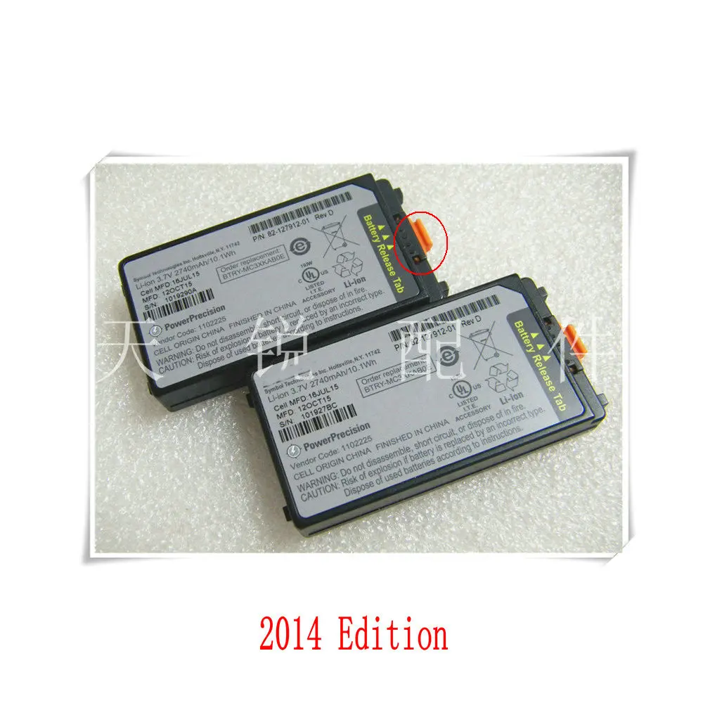 Аккумулятор MC3090 MC3090Z MC3090R MC3090G MC3090S 2740 мАч для Motorola Symbol 3 7 в P/N: 82 127912 01 10