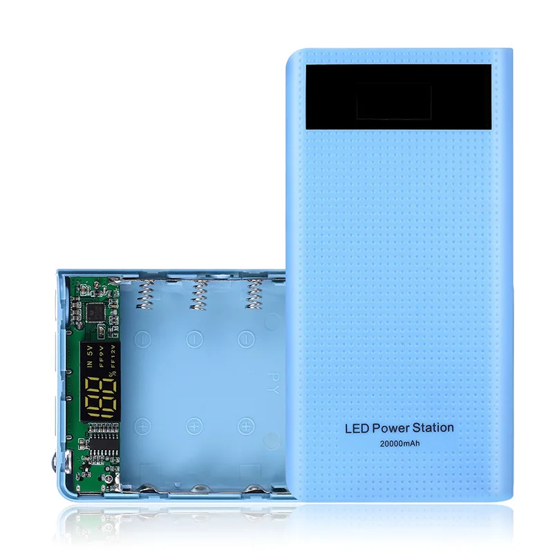 Внешний аккумулятор 7x18650 USB зарядное устройство чехол сделай сам для IPhone