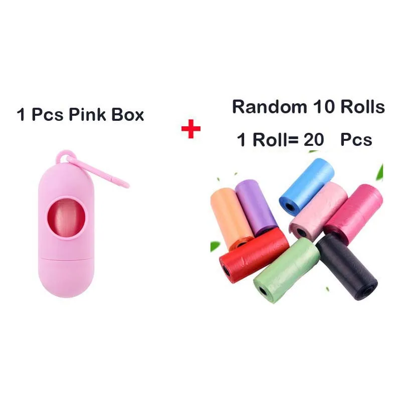 Pink Box x 10 Rolls 10 рулонов/лот = 200 шт. мешки для мусора дорожные сумки для подгузников детские пеленки для утилизации подгузников одноразовое использование мусорная сумка Детские комплекты для здравоохранения - Цвет: Pink Box x 10 Rolls