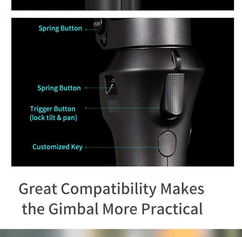 BENRO P1 3 оси смартфон Gimbals стабилизатор P1 ручной Gimbal стабилизатор для Gopro iPhone huawei XiaoMi