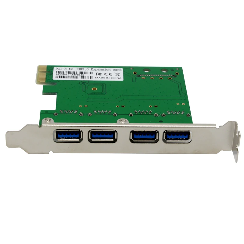 10PCS NEW 4 Port USB 3.0 PCI Express Card PCIe Host Controller 4x USB3.0 Controler NED720201 5Gb for Desktop PC Computer | Компьютеры и