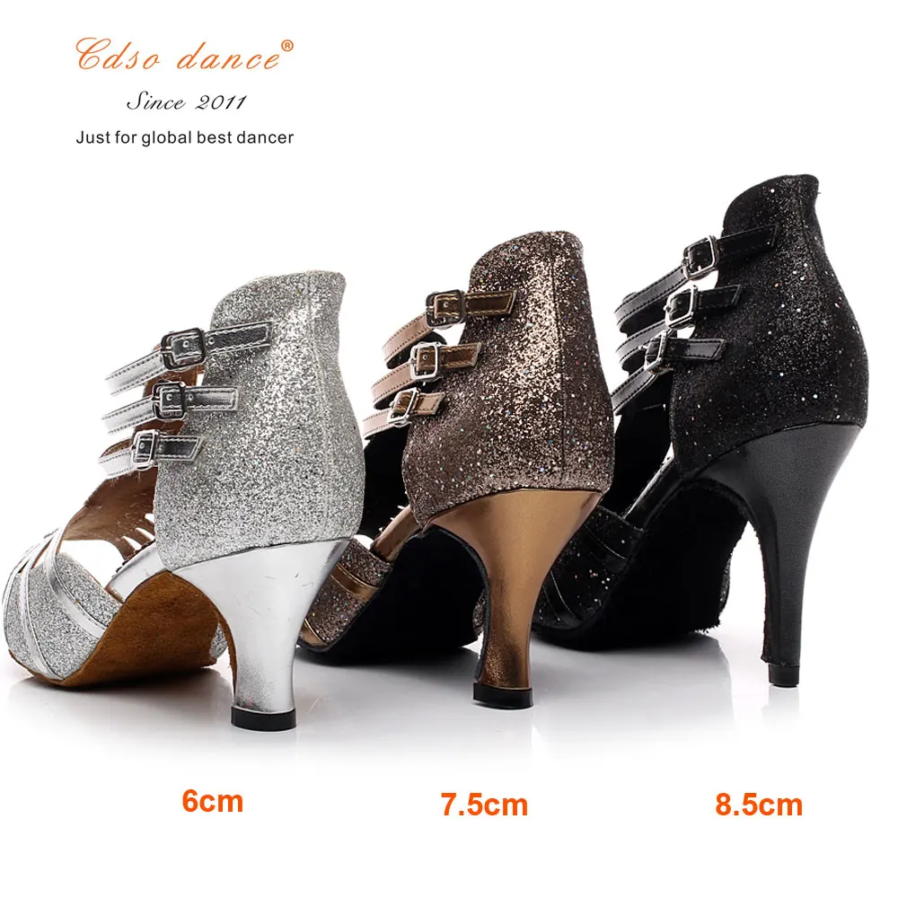 Cdso dance shoes10279 wholesaleretail salsa shoe high heel Women's Satin Latin /Ballroom Dance Shoes free customize | Спорт и