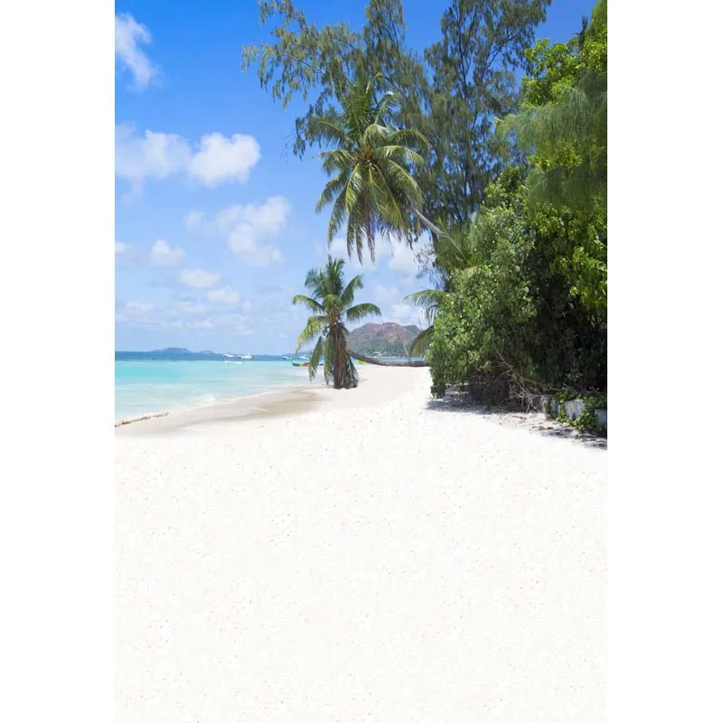 

Sea scenery Photography backdrops coconut tree Fotografia vinyl photography backgrounds For Photo Studio props F-2625