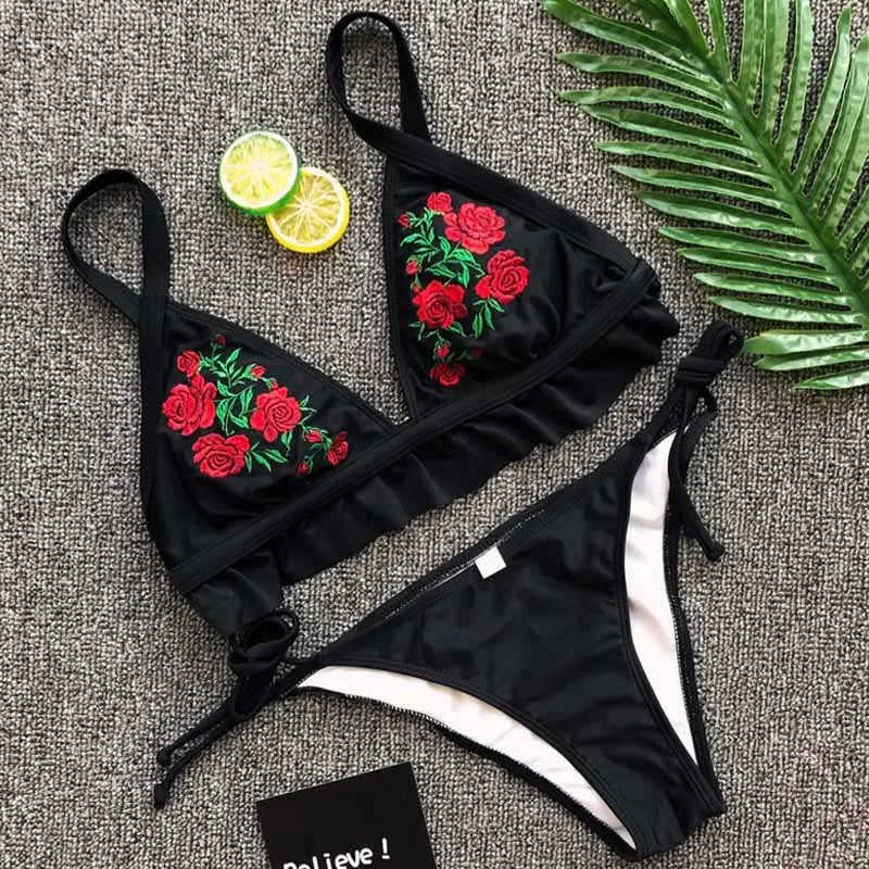 Винтажные купальники Танкини с пуш-ап большие размеры мини микро бикини