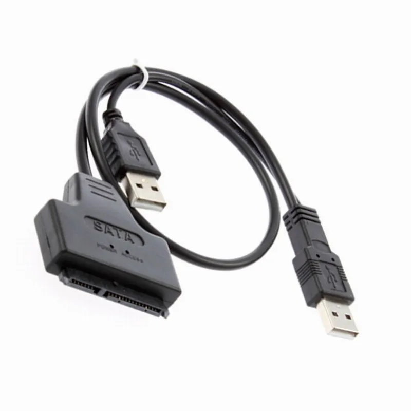 USB 2 0 к SATA 22Pin 7 + 15 контактный адаптер для 5 дюймового жесткого диска HDD|cable ipod nano
