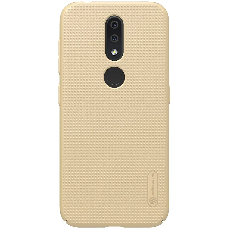 Золотой Чехол для телефона для Nokia 4,2 NILLKIN матовый суперматовый защитный чехол для Nokia 4,2, чехол-бампер для телефона, Подарочный держатель для телефона - Цвет: Золотой